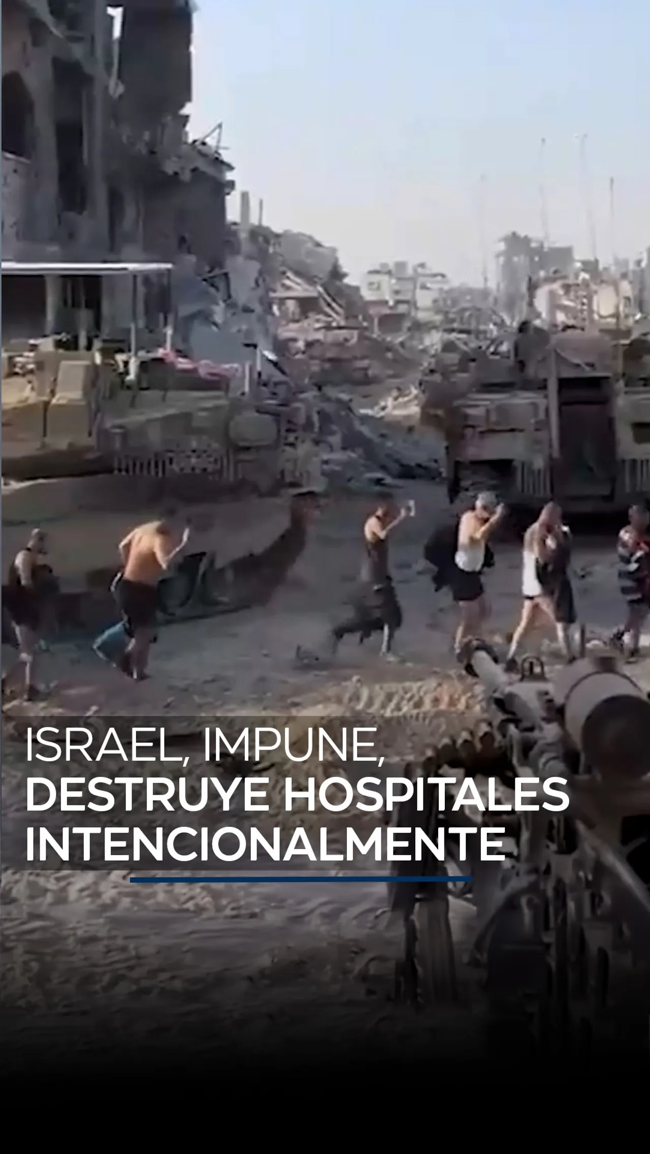 Israel impune, destruye hospitales